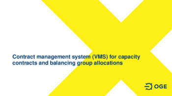 Contract management system (VMS) | OGE